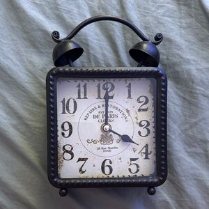 Vintage Black  Clock